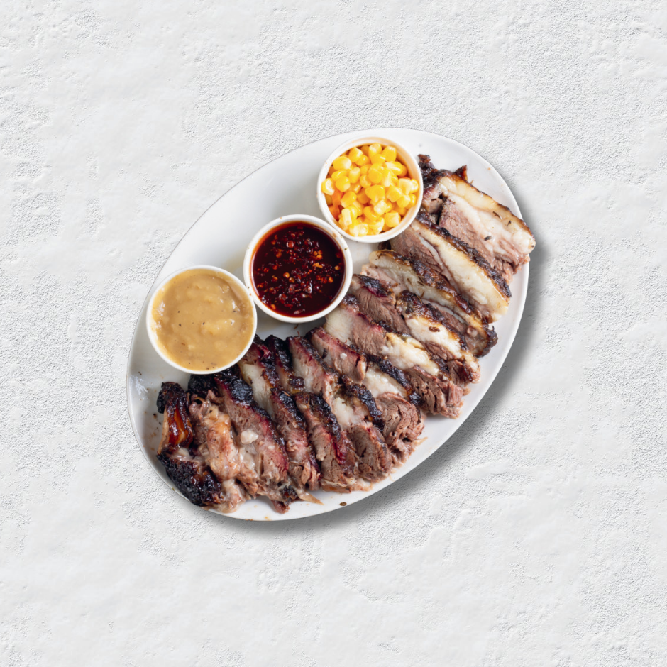 Smoked Angus Beef Belly Platter