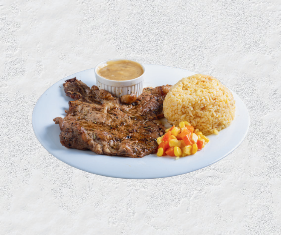 T-Bone with Rice
